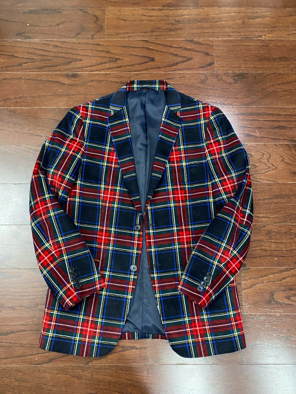 ‎ Men's 38R Blazer Plaid Corduroy Sports Jacket